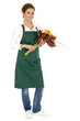 Photo: Florist holding flowers Florist holding flowers