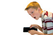 Blond Haired Boy Finds Hes a Bit Short on Money