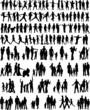 Collection Of Family Silhouettes