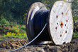 Kabelrolle aus Holz