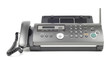 New style wireless fax isolated over white background New style wireless fax isolated over white background