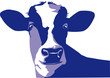 Vector: Blaue Kuh Blaue Kuh