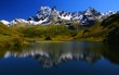 Bergsee mit Insel