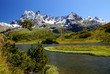 Bergsee mit Insel
