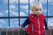 boy at a fence