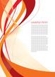Abstract orange template Abstract orange template