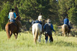 Cowboys and Cowgirls with their in Morning Light