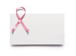 pink ribbon, business card, breast cancer