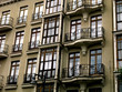 Facade d'immeuble en Espagne