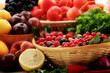 Fresh Vegetables, Fruits and other foodstuffs.