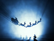 flying santa sledge flying santa sledge