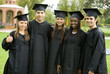 group graduation of students looking very happy