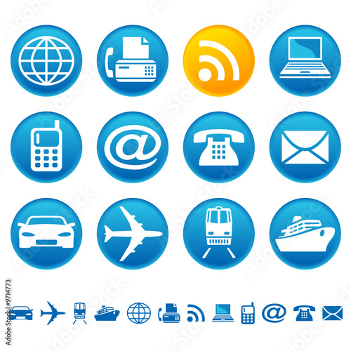Vektor: Transportation & telecom Transportation & telecom
