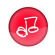 web button with hand drawn symbol