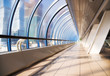 Modern bridge interior. Wide angle view.
