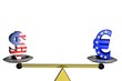 Dollar against Euro