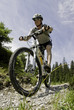 Mit dem Mountainbike im Gelände unterwegs