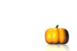 Illustration : Citrouille sur fond blanc Citrouille sur fond blanc