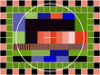 TV transmission test card