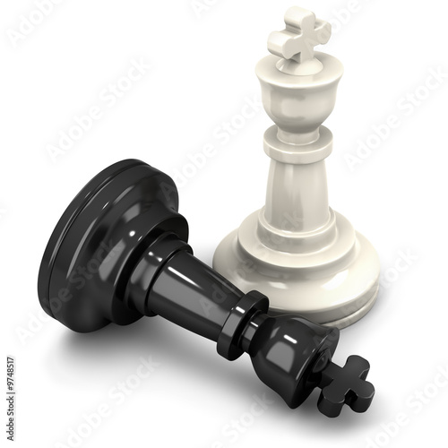 Illustration: King checkmate King checkmate