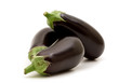 Fresh Aubergine On White Backg...