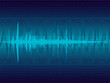 Audio Waveform vector background
