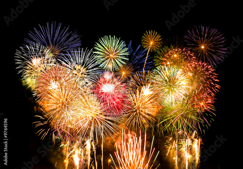 Photo: Fireworks composition Fireworks composition