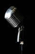 Old fashion retro microphone for singing Old fashion retro microphone for singing