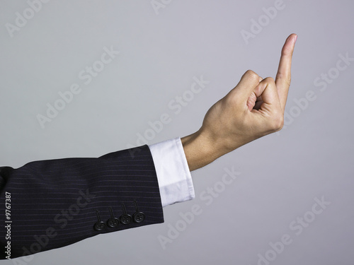 Photo: middle finger sign middle finger sign