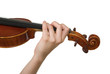 Playing violin