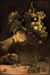 Autumn grape. Studio still life.