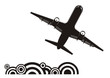Jetliner silhouette