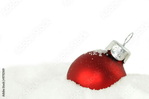 Weihnachtsgeschenk mit Schnee
