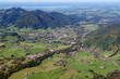 Sight To The Ruhpolding From Peak Of Rauschberg