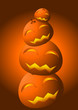 citrouilles d'halloween