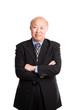 An isolated shot of a senior asian businessman