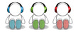 Headphone Trio