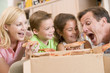 Family Eating Pizza Together