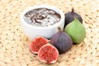 bowl of fig preserved and sme fresh figs