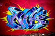 Graffiti Wall - urban scene