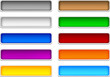 Beautiful shiny buttons. Vector illustration. Beautiful shiny buttons. Vector illustration.