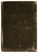 Vintage canvas book cover - circa 1890 - isolated - XXL size