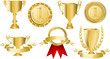 Trophy or medal on isalated white Trophy or medal on isalated white
