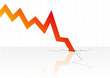 Financial crisis vector