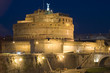 Italy Older Bridge and Castle Sant Angelo in Rome