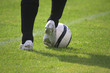Conduite de balle au football