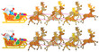 Santa Clause (cliparts with color and black contour)