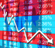 chute des courts de la bourse