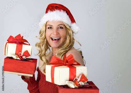Santa 4 / beautiful Santa-woman