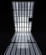 door of a jailhouse cell